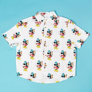 Cakeworthy Minnie Mouse Cropped Blouse XXL